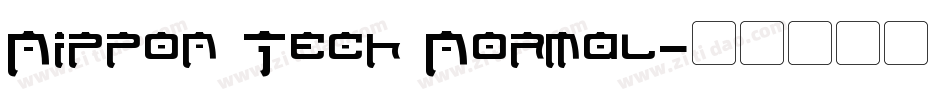 Nippon Tech Normal字体转换